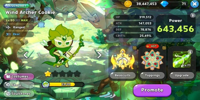 Cookie Run Kingdom: Wind Archer Cookie Toppings and Beascuits guide