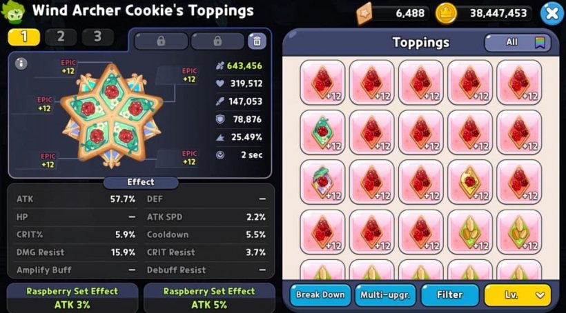 best toppings for wind archer cookie