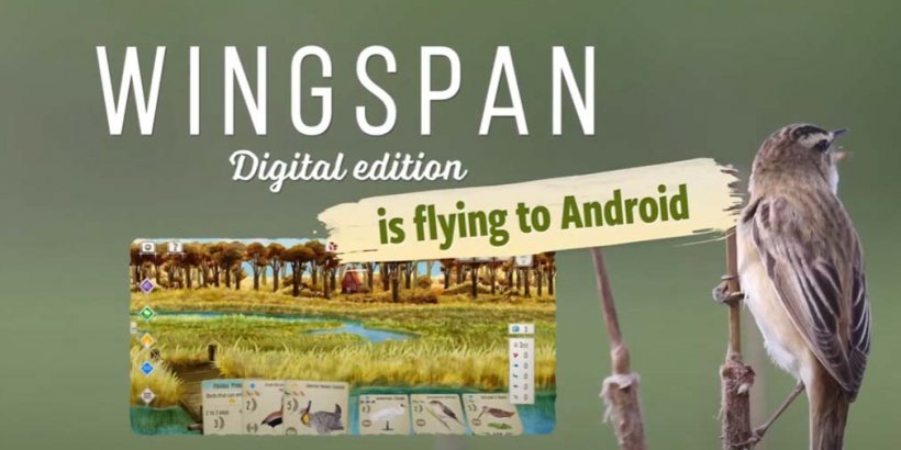 Wingspan soars the skies and lands on Android devices on November 9th, with pre-registration now open