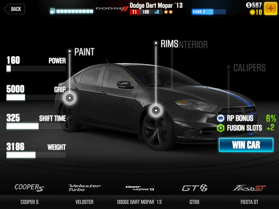 CSR2 Dodge Dart Mopar '13